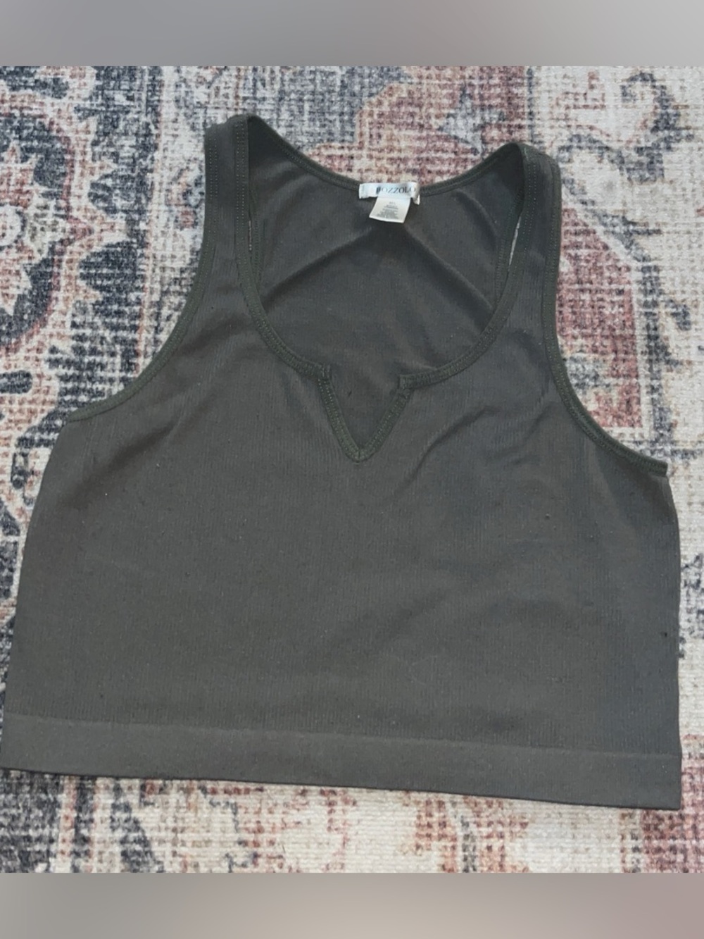 Bozzolo green tank top
